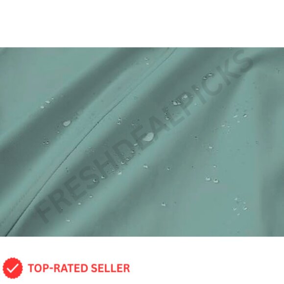 Women's Double Breasted Waterproof Trench Coat Classic Lapel Overcoat with Belt - Picture 6 of 7